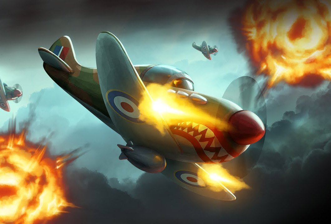 Взломанная версия Aces of the Luftwaffe обновленная 1.3.9. (Мод: много денег)