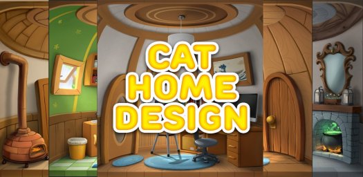 Cat Home Design: Decorate Cute Magic Kitty Mansion